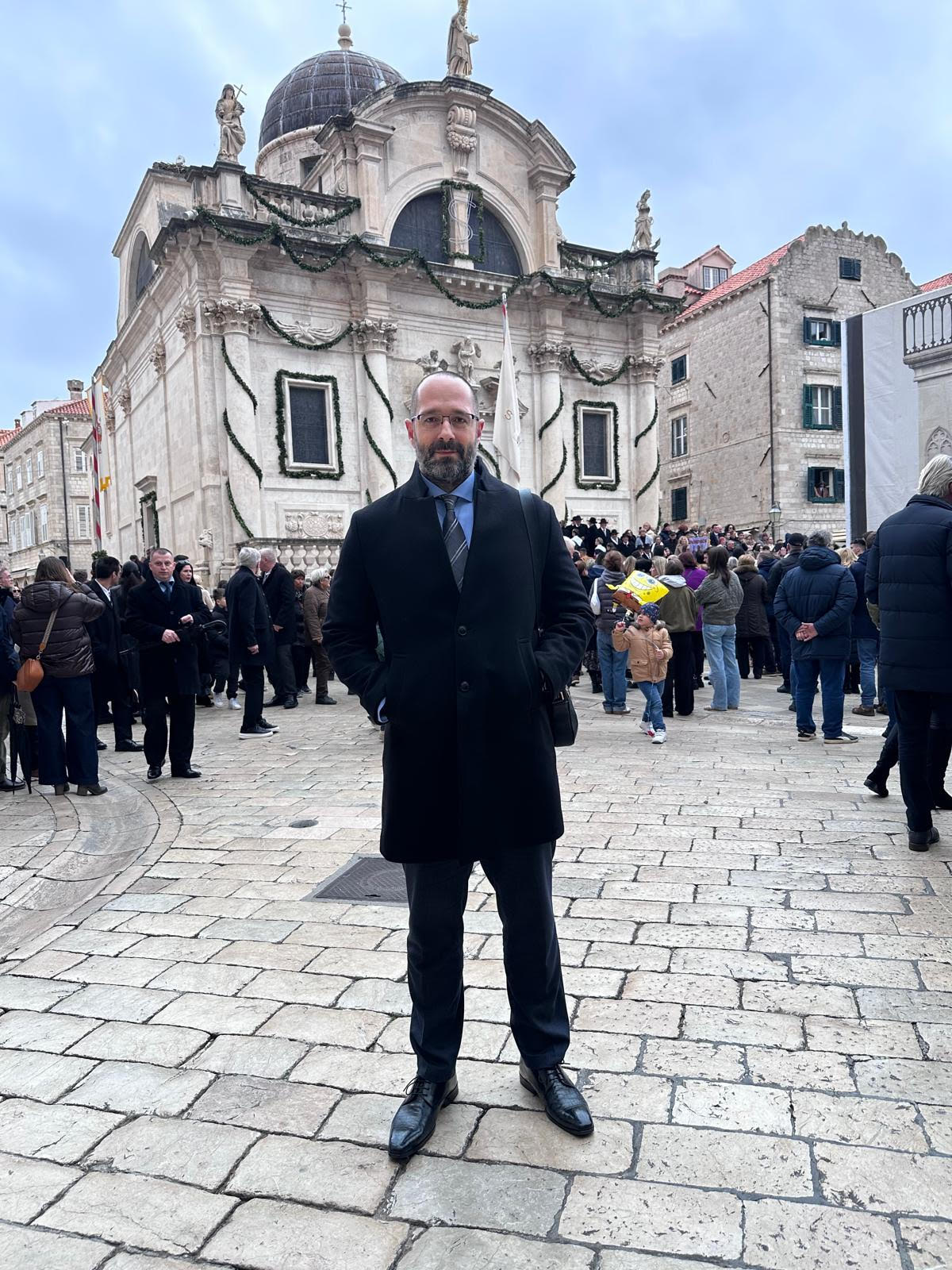 Zamjenik gradonačelnika Danijel Mileta boravi u Dubrovniku u povodu blagdana sv. Vlaha